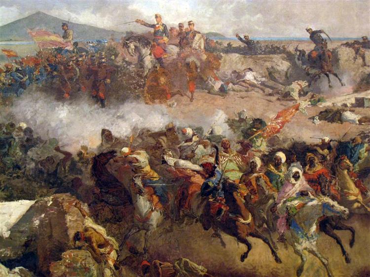 La bataille de Tetuán (détail) - 1862