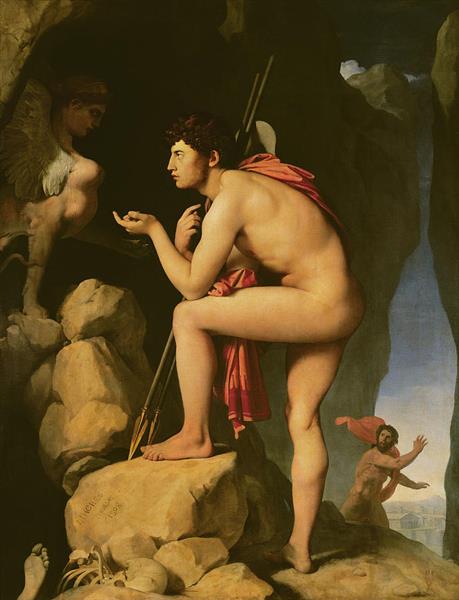 Oedipo e Sfinge - 1808