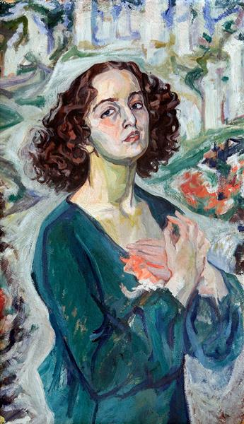 Portrait de Halyna Holubovska - 1930