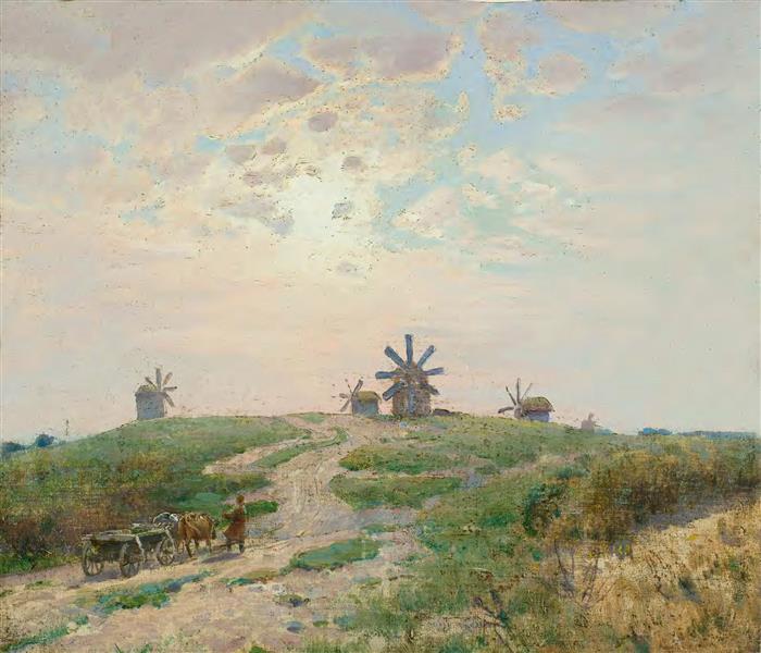 Mori de vânt în deal