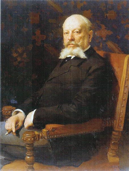 Porträtt av ippolit ippolitovich Matsnev - 1895