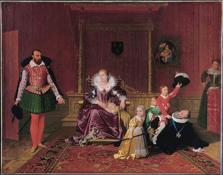 Enrique Iv Recibiendo Al Embajador De España - 1817