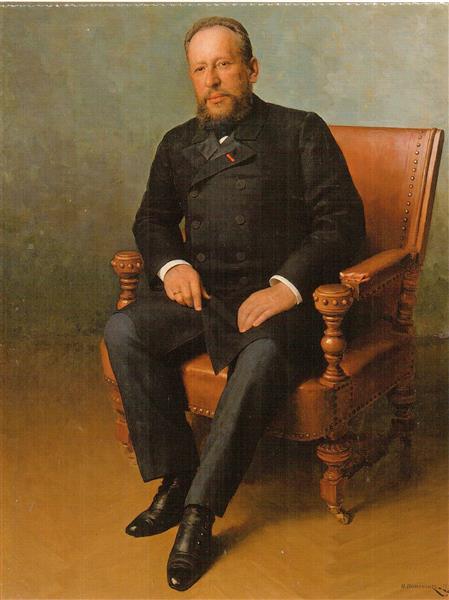Retrato De Lázar Izrailevich Brodsky - 1897