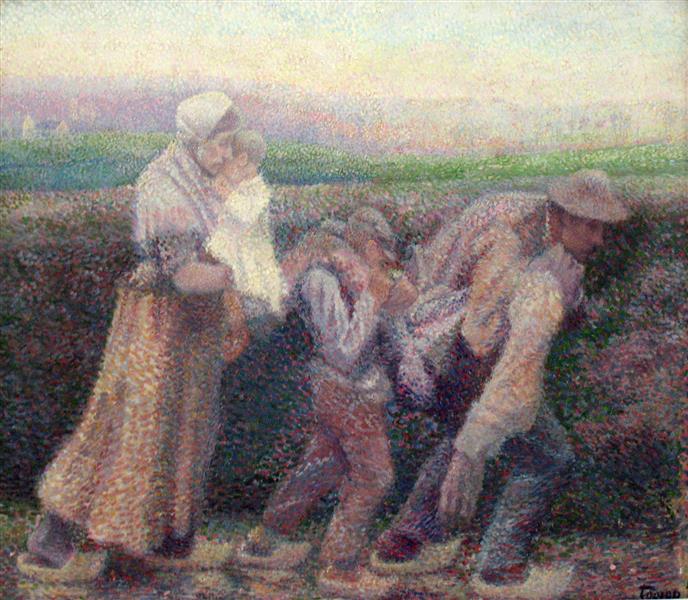 Na de werkstake - 1890