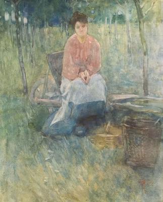 Femme assise