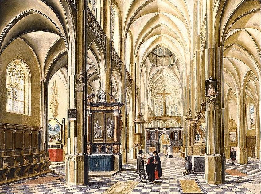 En gotisk katedral