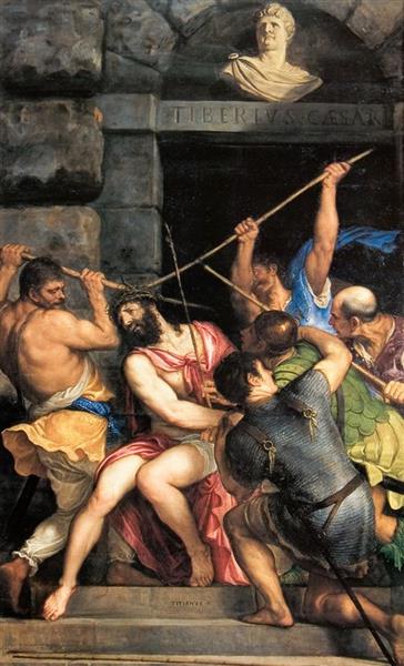 Cristo Coronado De Espinas - 1542