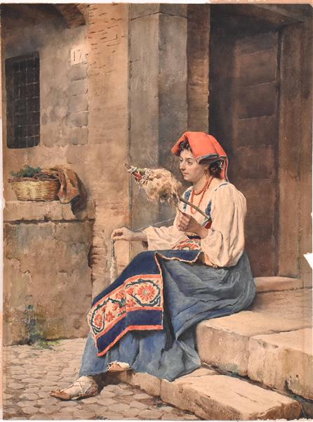 Peasant Woman Sitting