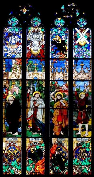 Apostlar (San Pedro - Juan - Santiago El Grande - Andrés) - 1896