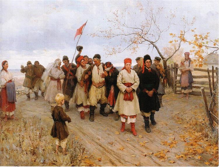 Vesilla i provinsen Kyiv - 1891