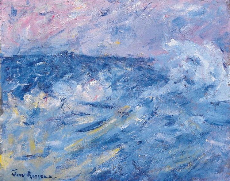 Cielo Y Mar Tormentosos - Belle Ile - Frente A Bretaña - 1890