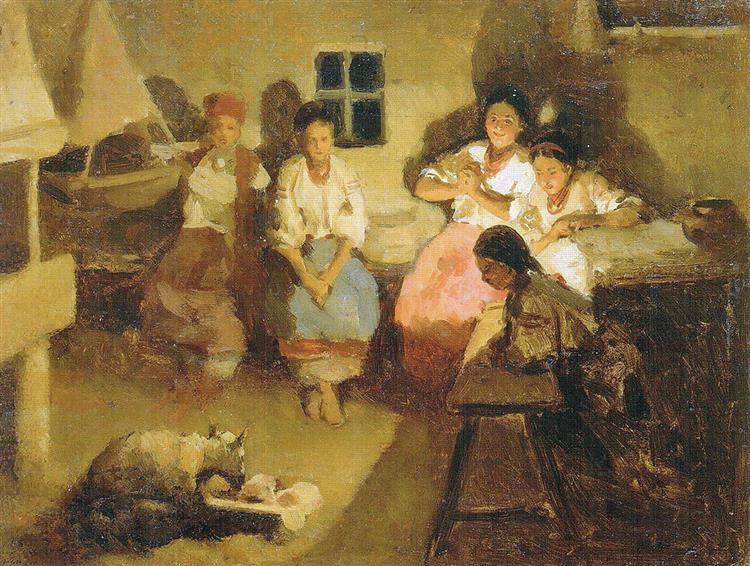 Flickor som kastar trollformler - 1893