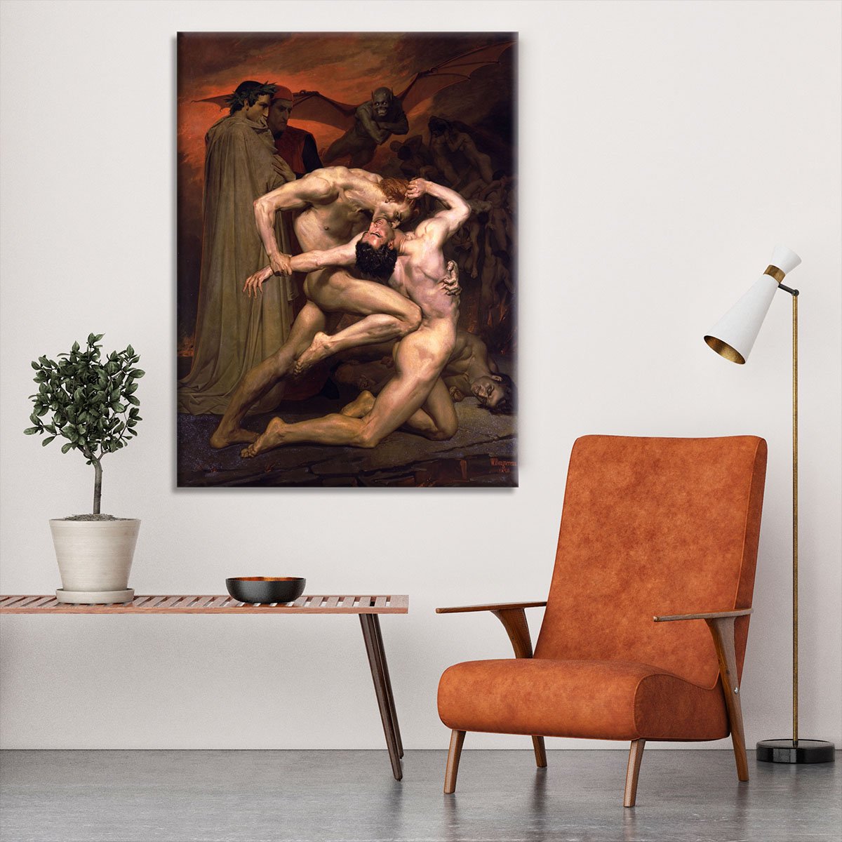 Dante en Virgil in de hel