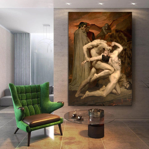 Dante en Virgil in de hel