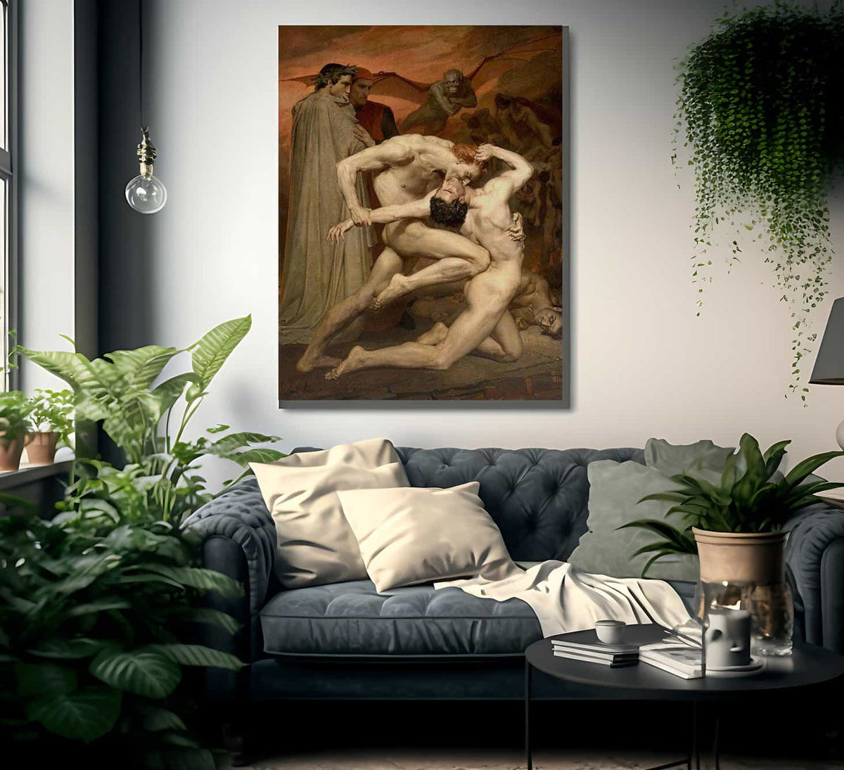 Dante en Virgil in de hel