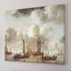 Iate Holandês Disparando uma Salva