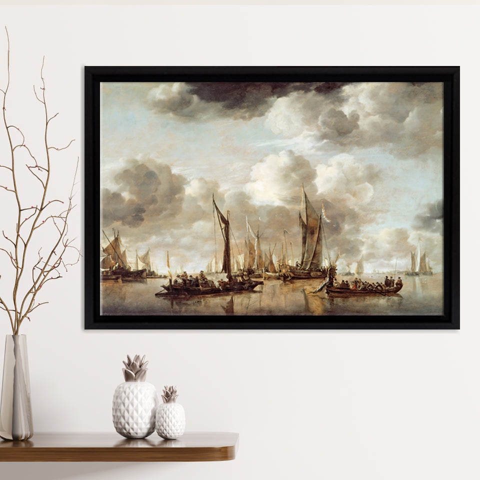 Iate Holandês Disparando uma Salva