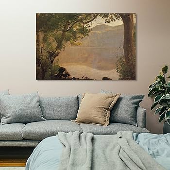 NEMI -järvi - nähty puiden läpi - 1843