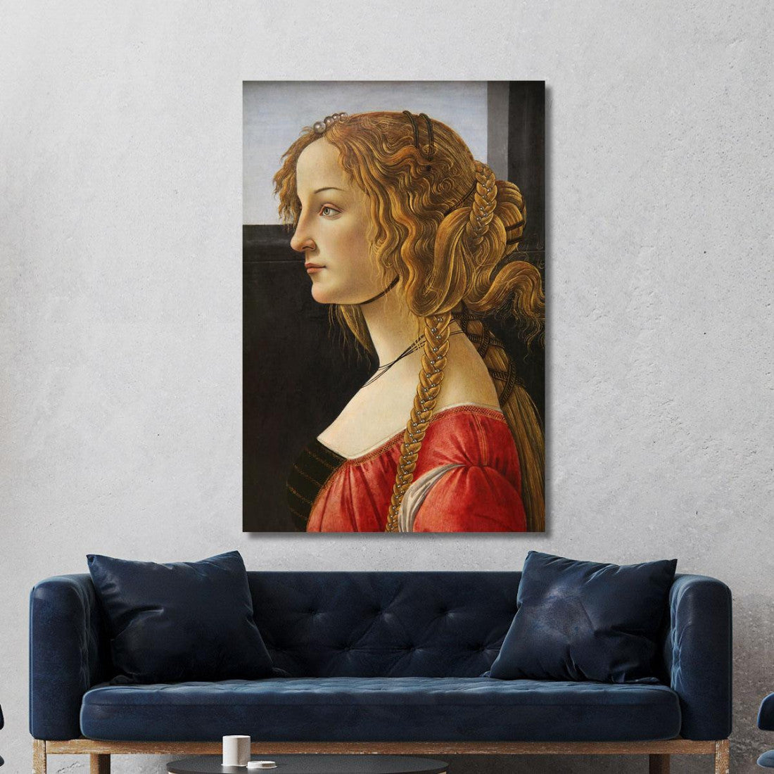Simonetta Vespucci Porträt (Porträt einer jungen Frau) - 1480