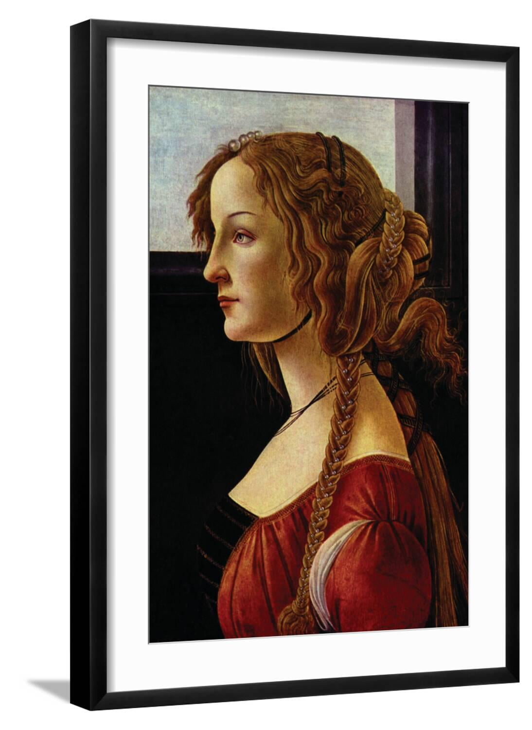 Simonetta Vespucci Porträt (Porträt einer jungen Frau) - 1480