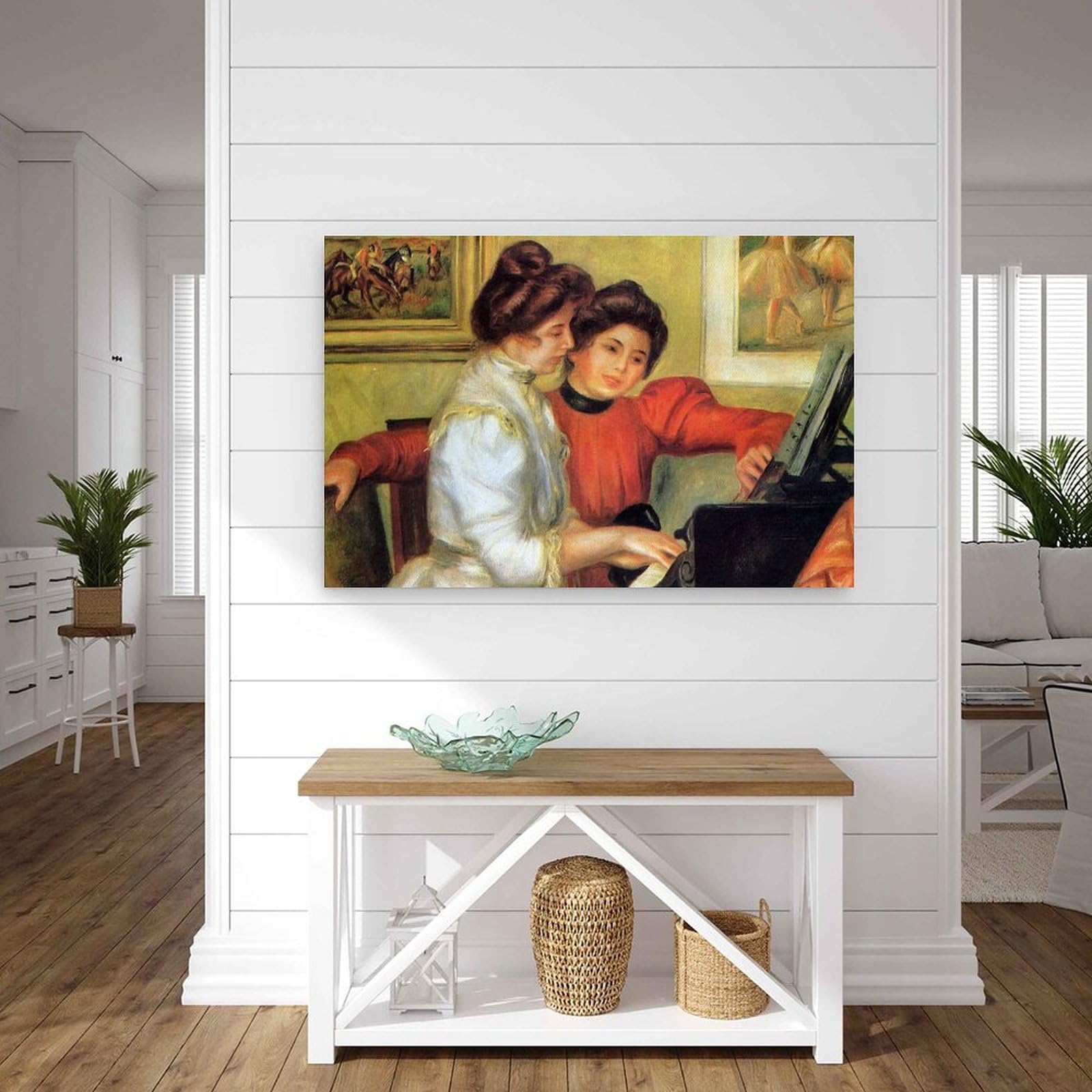 Yvonne i Cristina Lerolle na fortepianie