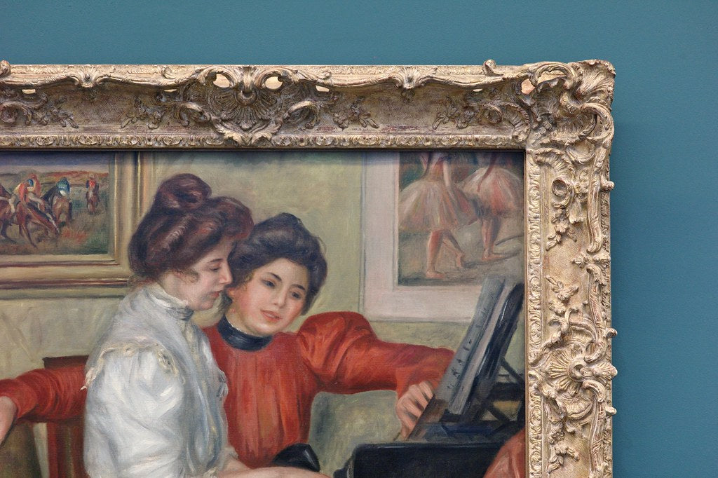 Yvonne i Cristina Lerolle na fortepianie