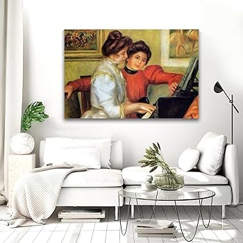 Yvonne i Cristina Lerolle na fortepianie