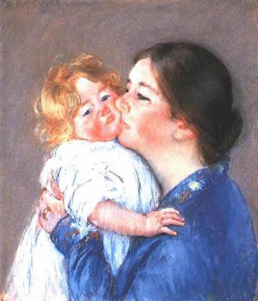 Un baiser pour bébé Anne (n ° 2) - 1897