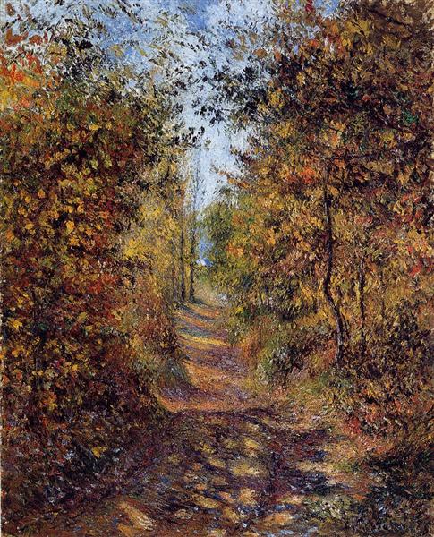 A Road in the Forest - Pontoise - 1879