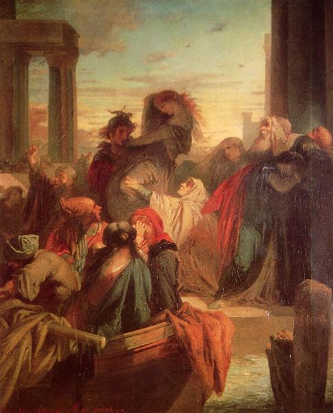 Enlèvement du jeune vénitien par des pirates Chipriotas - 1851