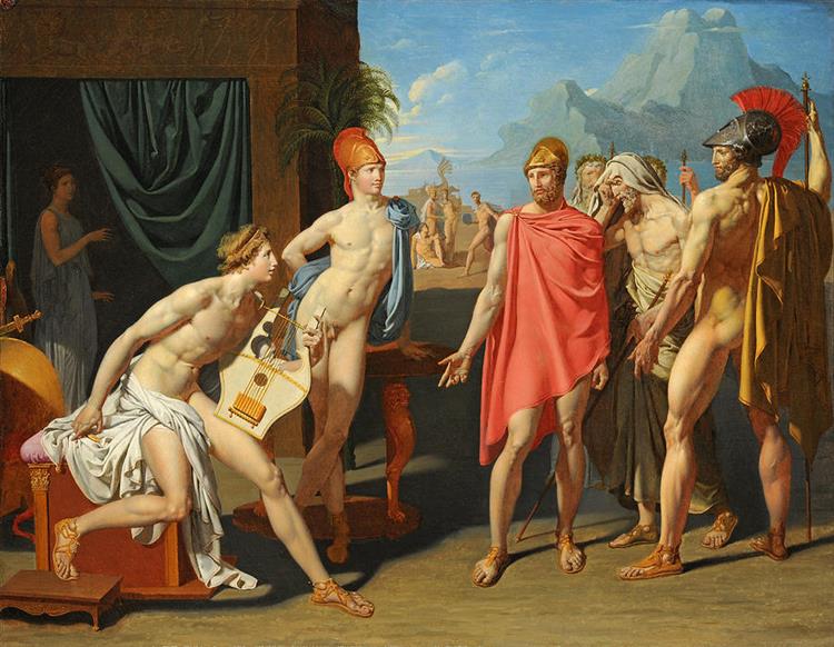Ambasadorzy wysłani przez Agamemnona, aby zachęcić Achillesa do walki - 1801