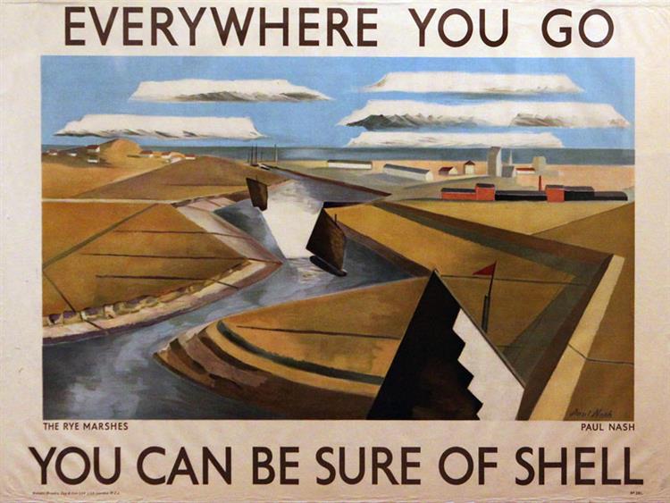 Shell advertising poster - 1932