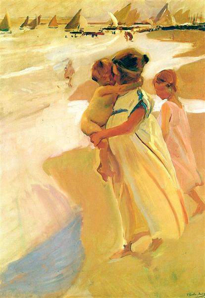 Etter bad - Valencia - 1908