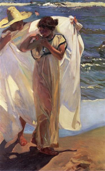 După baie - 1908