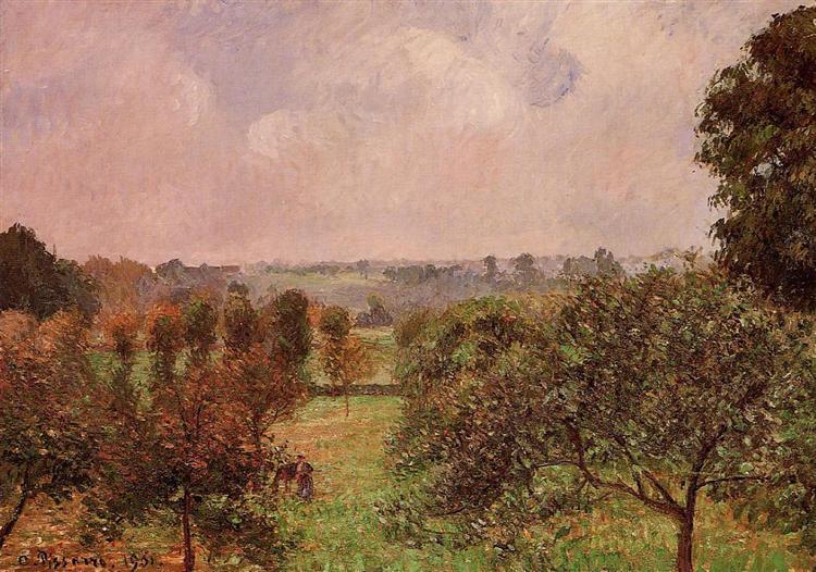 Yağmurdan Sonra - Sonbahar - Eragny - 1901