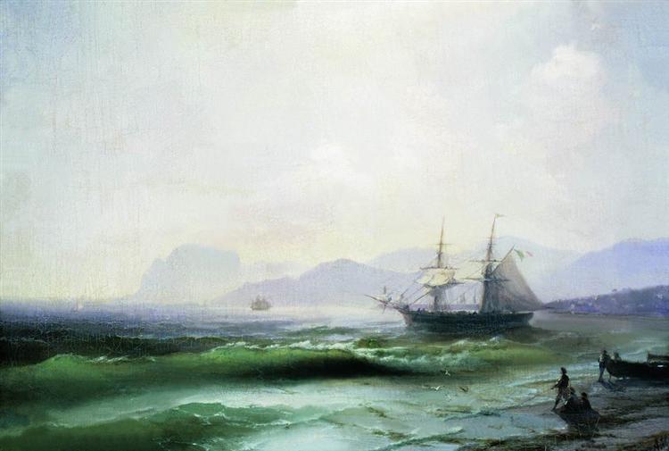 Взволнованное море - 1877