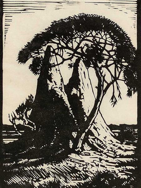 Hormigueros en Afrique du Sud - linagrabado