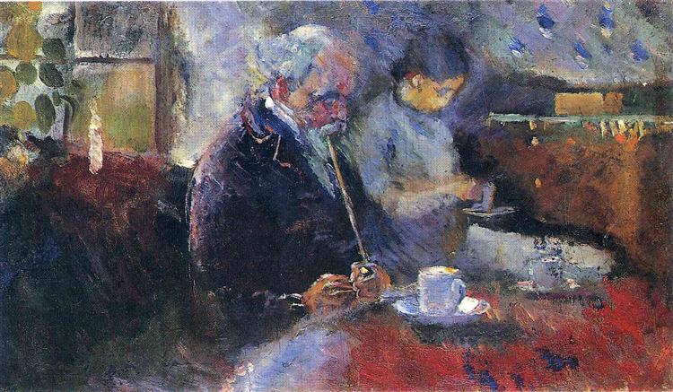 Vid soffbordet - 1883