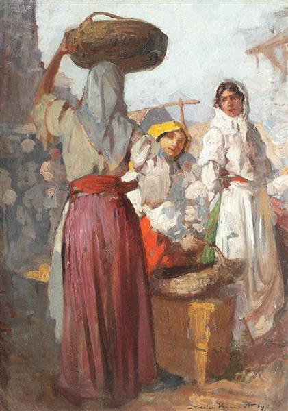 Na trhu - 1912