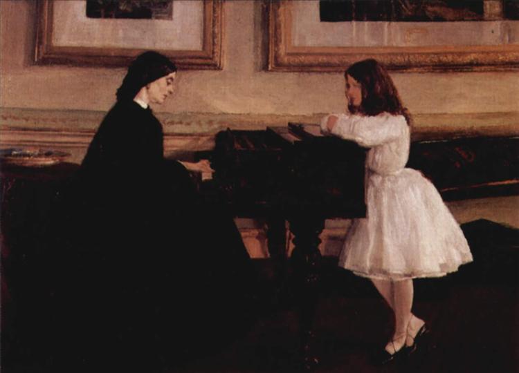 In the piano - 1859