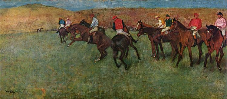 Dans les courses - avant la sortie - 1892