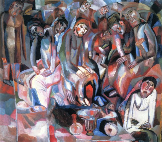 テーブルで-1913