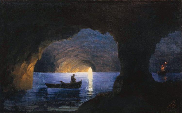Grotta blu Napoli - 1841