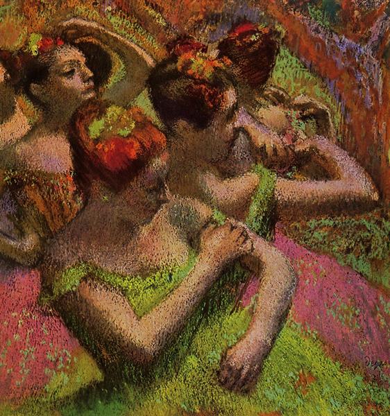 Danseurs ajustant leurs robes - 1899