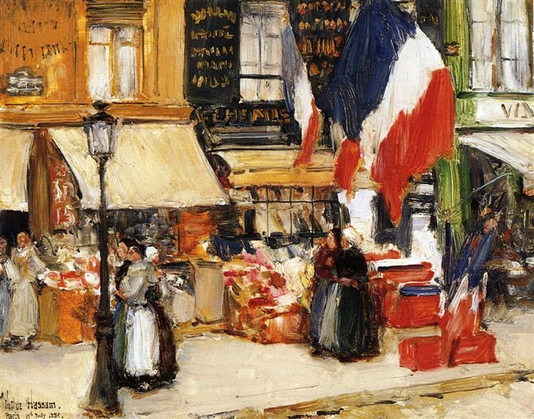 Bastille Day - Boulevard Rochechouart - Paris - 1889