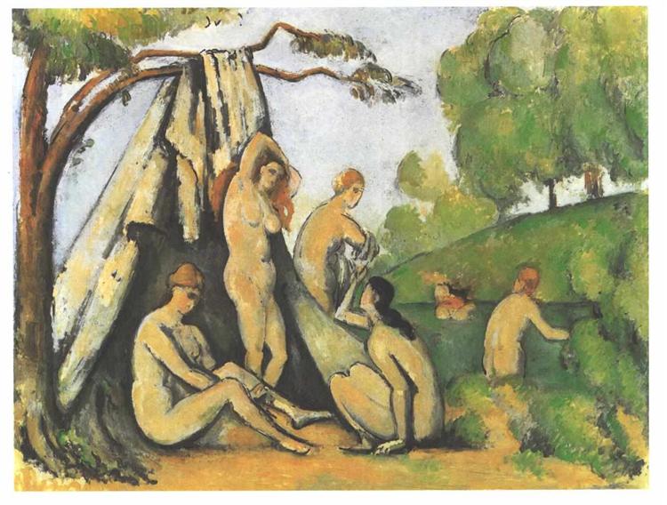 Koupel se mimo stan - 1885