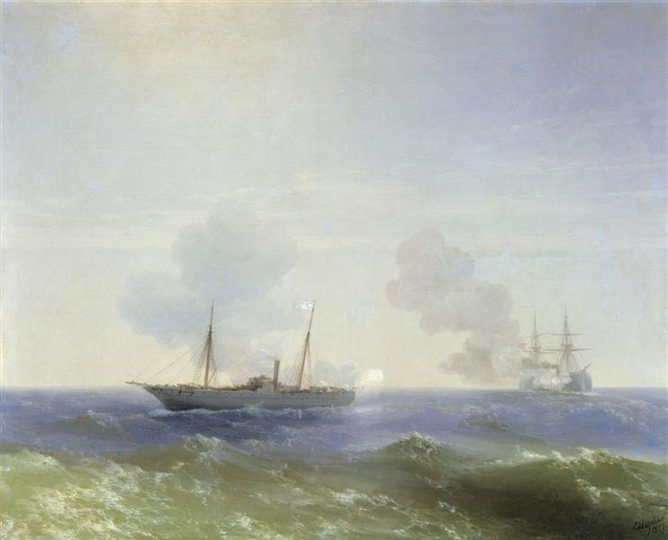 Batalla Del Vapor Vesta Y El Acorazado Turco - 1877