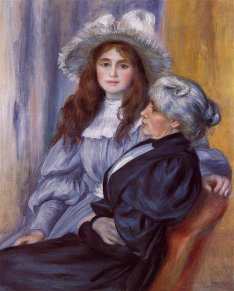 Berthe Morisot e sua figlia Julie Manet - 1894