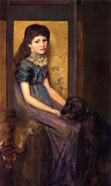 Ochi albaștri și maro - 1888
