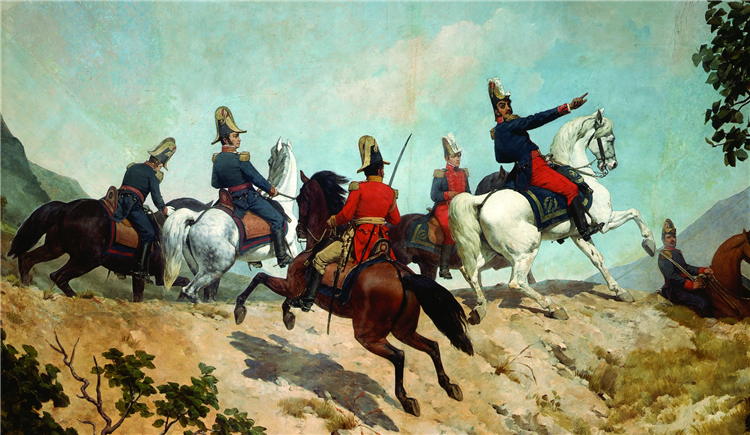 Schlacht von Carabobo: Bolívar und Mariño - 1888